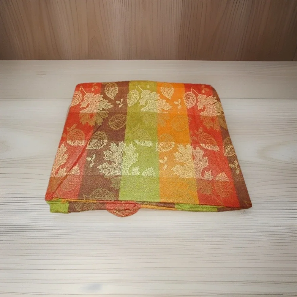 Jacquard Patchwork Fabric Tablecloth Oval 60